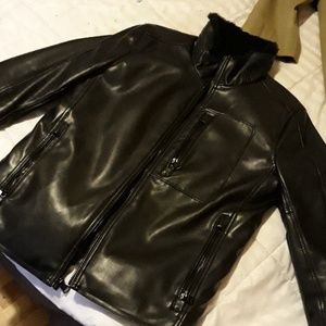 Marc New York Polyleather Riding Jacket
